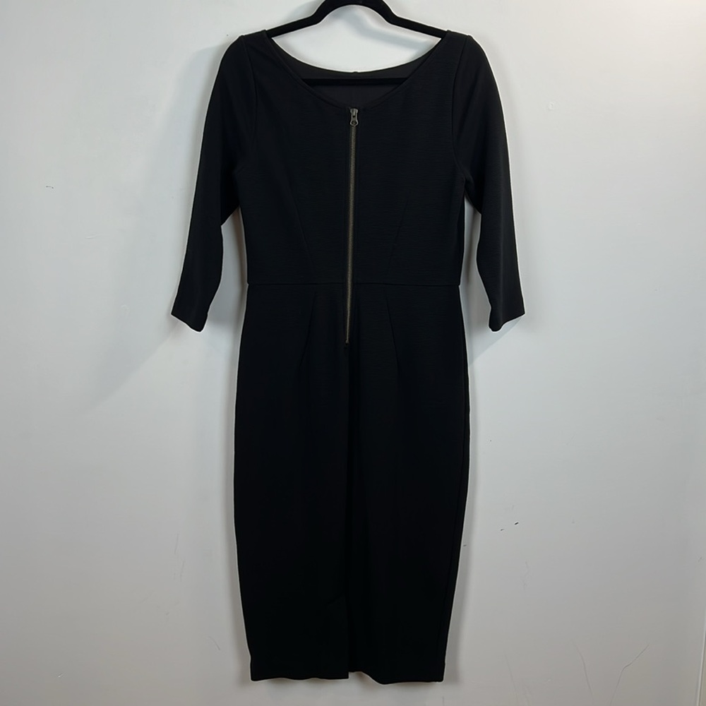 Boden Cornelia Ottoman Black Shift Dress Women’s Size 8L - Picture 8 of 16